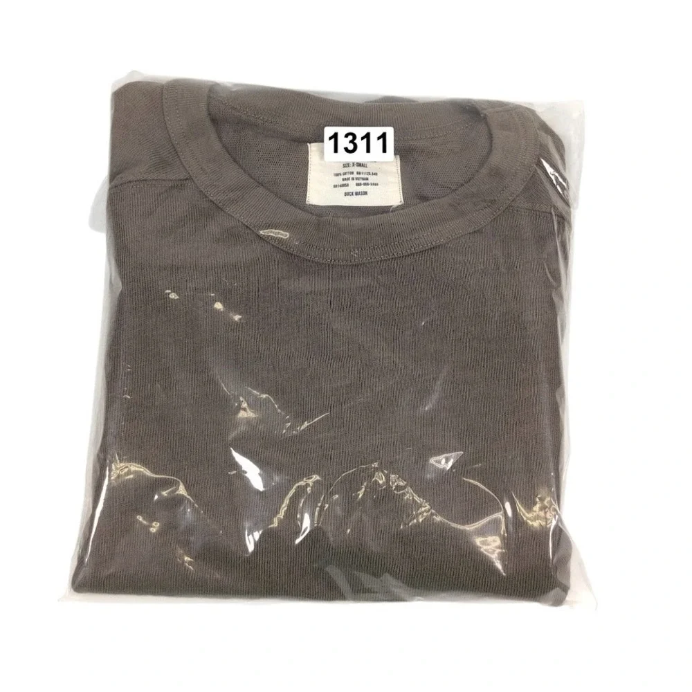 Buck Mason Field Spec Rugby Crew Mens XS Brown Casual Utility Military Designer